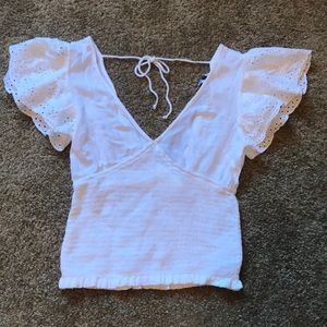 White lace Express top
